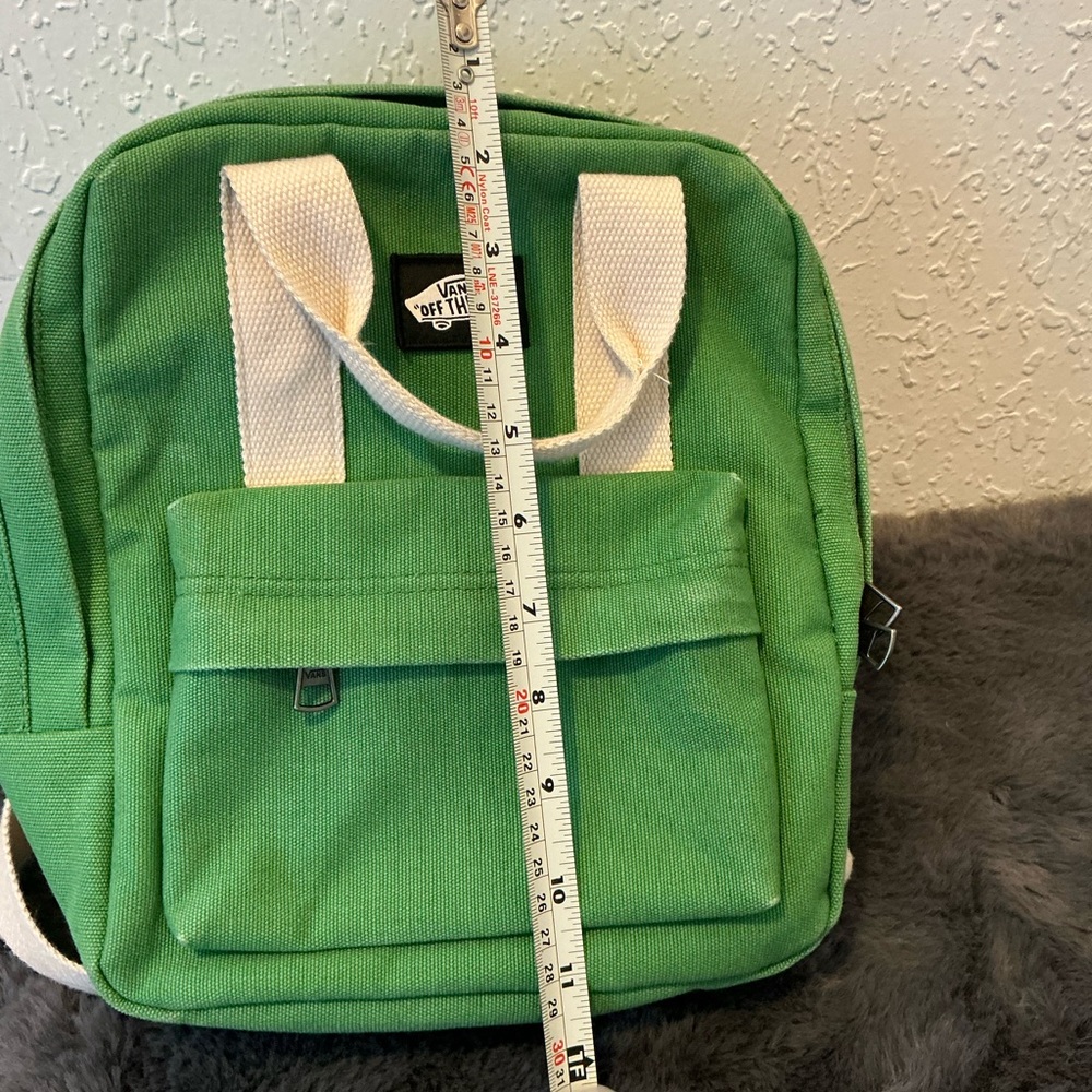 Vans Green Backpack with Cream Details - Picture 12 of 12